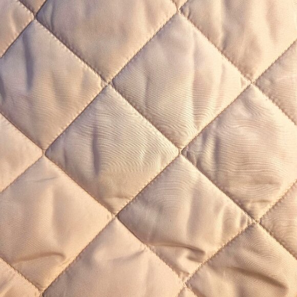 Quinn Blush Pink Quilted Utility Vest Women M – Clean Girl Gorpcore Preppy Layer - Picture 7 of 11